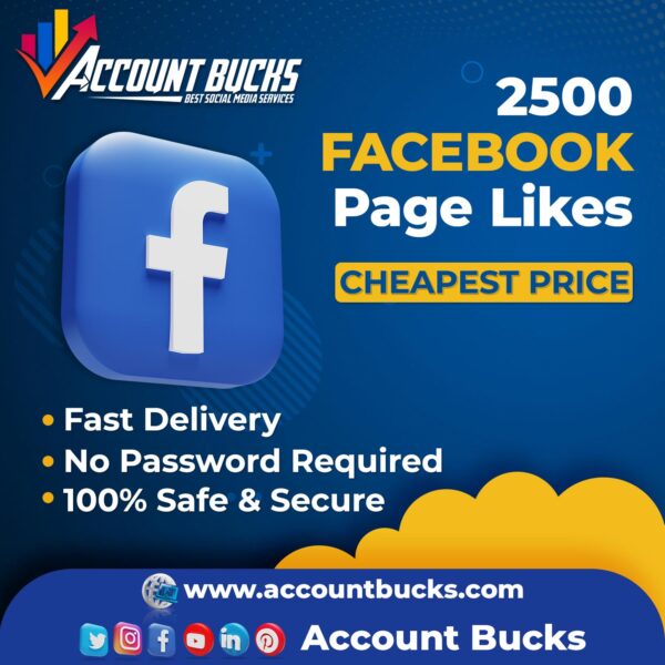 Buy 2500 Facebook Fan Page Likes