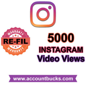 Premium Plan: 5000 Instagram Video Views
