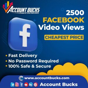 Buy 2500 Facebook Video Views