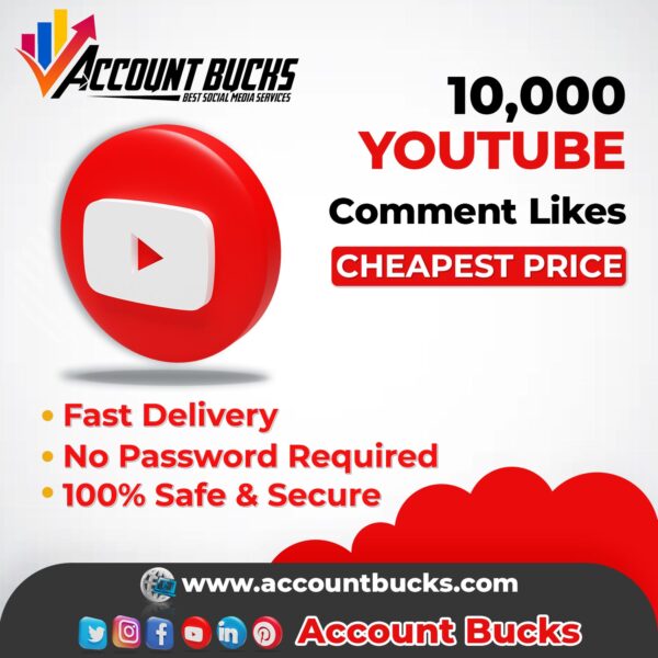 Buy 10000 Youtube Comments Likes