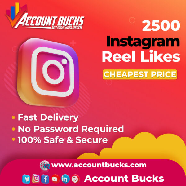 Buy 2500 Instagram Reels Likes cheap