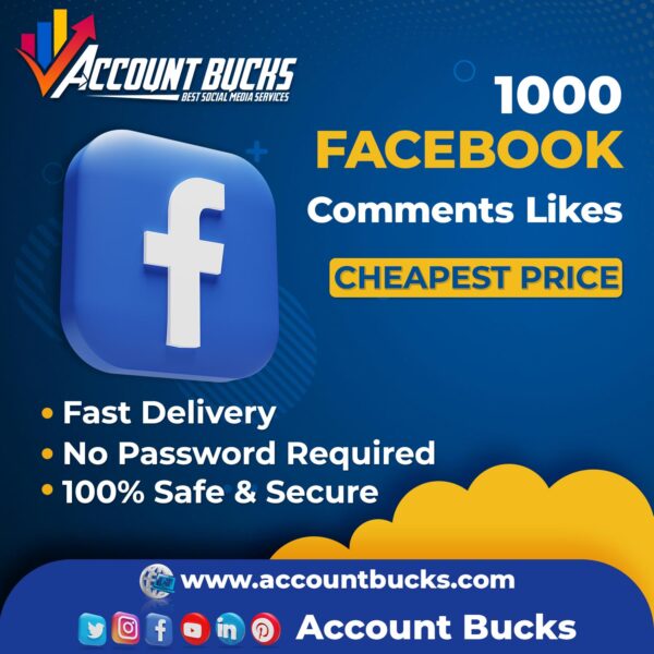 Buy 1000 Facebook Comment Likes