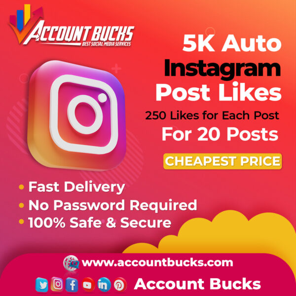 Buy 5000 Instagram Auto Likes